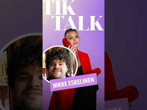 Nikke Eskelinen tarjoilee meille hyvän mielen sisältöä tiktokissa.