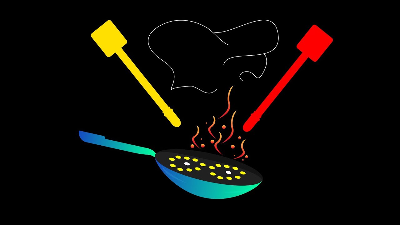 Creative cooking logo with modern concept cooking flame premium vector  in illustrator