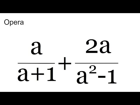 ¿SABES HACER ESTA SUMA DE FRACCIONES ALGEBRAICAS CON DISTINTO DENOMINADOR?