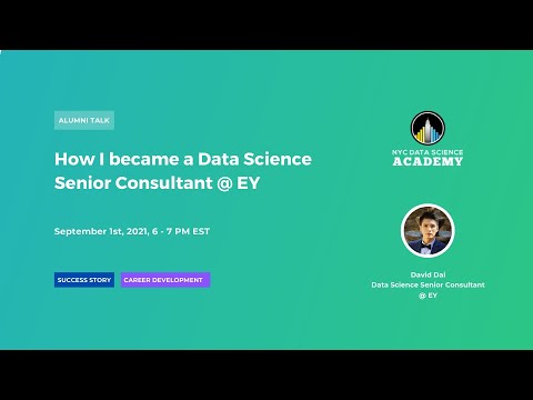 How I became a Data Science Senior Consultant @ EY - YouTube