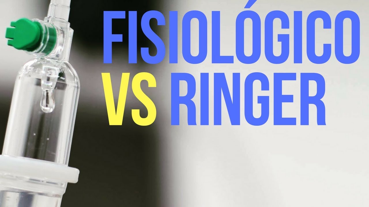 Usar o soro fisiológico ou ringer lactato para hidratar seus pacientes?