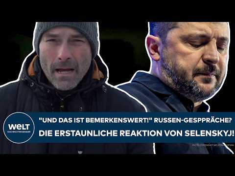 PUTINS KRIEG: "Und das ist bemerkenswert!" Russen-Gespräche? Die erstaunliche Reaktion von Selenskyj