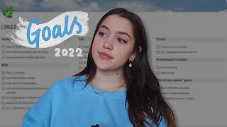 my goals for 2022 | language goals, gap year plans