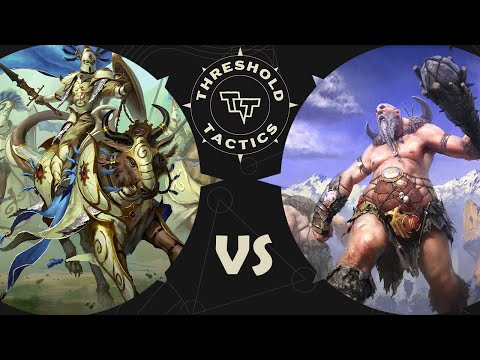 Lumineth Realm-lords vs Sons of Behemat: Age of Sigmar 4 Battle Report