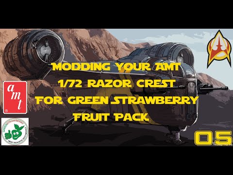 Modifying Your 1/72 AMT Razor Crest For Green Strawberry Fruit Pack