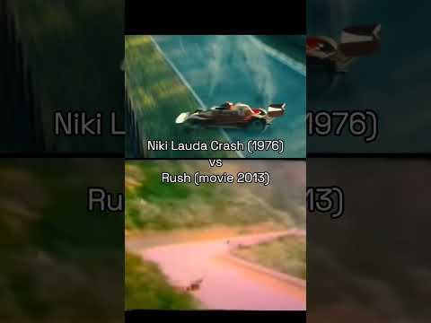 Niki Lauda Crash - RUSH vs REAL LIFE #f1 #formula1