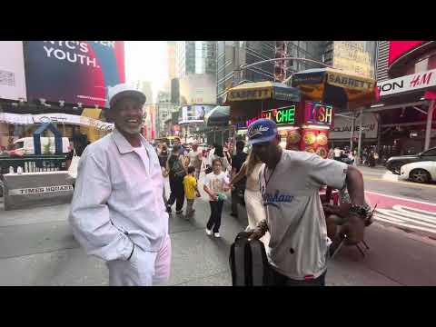 GUY FISHER AT TIMES SQUARE