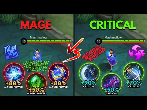Guinevere Mage Build vs Guinevere Critical Build