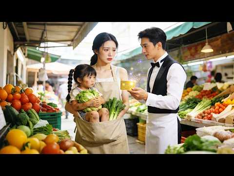 Poor mom sells veggies with her daughter—she’s a tycoon’s heir; a trillion black card arrives!