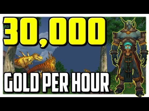 30,000 Gold Per Hour In WoW - 0 To Gold Cap Challenge BFA 8.1