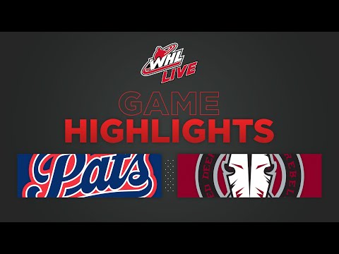 WHL Highlights: Pats (2) at Rebels (4) - October 1, 2022