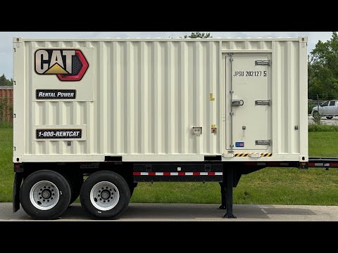 2021 Caterpillar XQ570 500 kW Rental Grade Diesel Generator CAT C18 EPA Tier 2 eng 4439 Hrs CSDG4475