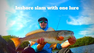 Epic Kayak Fishing Upper Tampa Bay - Reds, Trout, Snook on Artificials