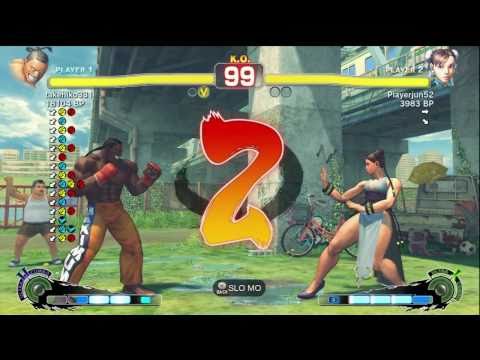 Akimo [DeeJay] vs Playerjun52 [Chun] SSF4 Japanese Online Ranked Matches - TRUE-HD