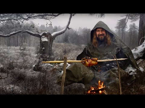 12 Tage Solo-Wildniscamping| Unterkünfte Bauen | Geräusche Des Waldes | Asmr-Entspannung