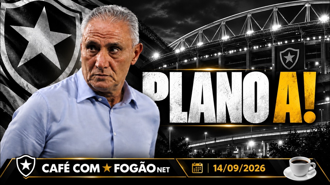 LIVE CAFÉ COM FOGÃONET | Tite é o favorito para comandar Botafogo; Luís Castro descartado