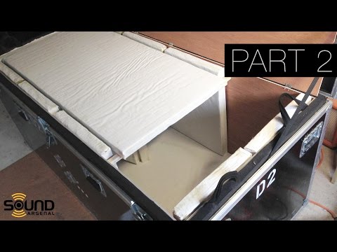 DIY Speaker Isolation Cabinet for home recording guitars (how to) - Part 2