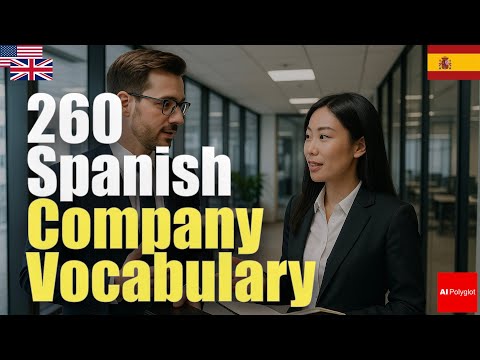 260 Spanish Company Vocabulary | Passive listening | Must-Know | with hiragana