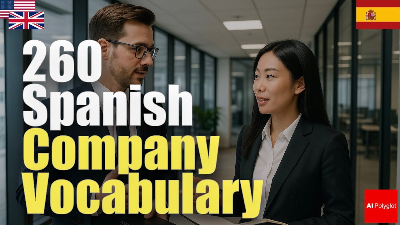 260 Spanish Company Vocabulary | Passive listening | Must-Know | with hiragana