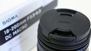 preview picture of video 'Sigma 18-200mm C DC MACRO OS HSM Unboxed | Photogalerie'