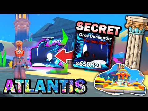 I HATCHED the New SECRET PET... These Atlantis Pets ARE OP | Roblox Tap Simulator Update