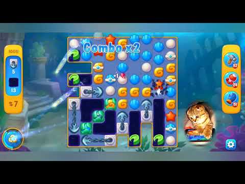 Fishdom 2022, no Boosters,  10011  level  -  прохождение без бустеров,  10011  уровень.