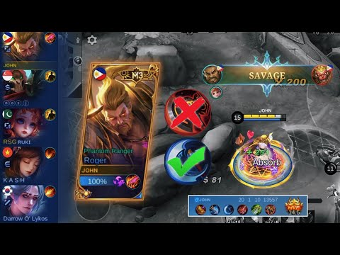 WTF DAMAGE!!! | NEW ROGER BEST BUILD 2022 | ʀᴊᴍ ᴘʟᴀʏs