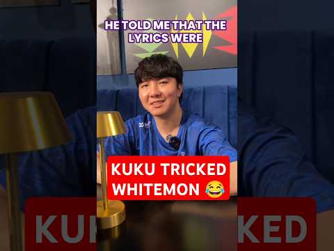 How Kuku tricked Whitemon to sing on YouTube 👀 #dota2