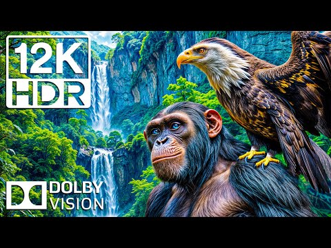Das Beste der Tiere in Dolby Vision 12K ULTRA  HDR 120fps | Mit filmischer Musik (Farbig dynamisch)