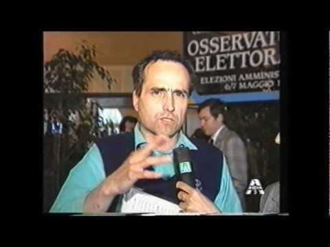 Michele Boato, 1990, commenta l'avanzata dei Verdi alle elezioni amministrative