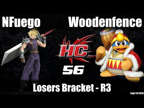HC56 Sm4sh Losers Bracket - R3: NFuego (Cloud) vs Woodenfence (King DeDeDe)