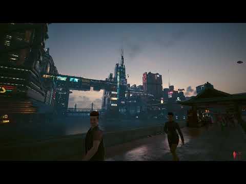 Cyberpunk 2077 Patch 1.5 Ambience - ASMR - City sounds - Cyberpunk atmosphere