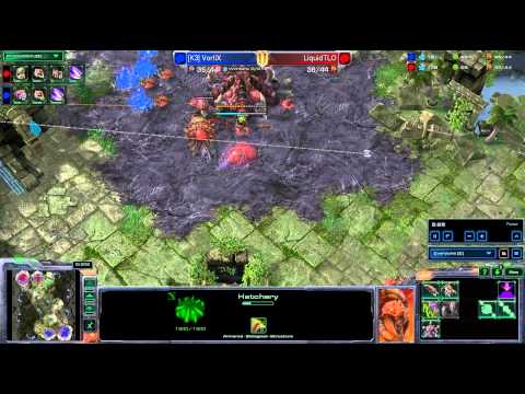HD Starcraft 2 Vortix v TLO ZvZ Heart of the Swarm