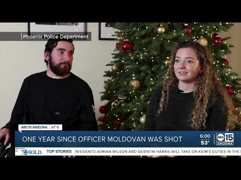 Phoenix officer shot eight times in the line of duty continues recovery one year later