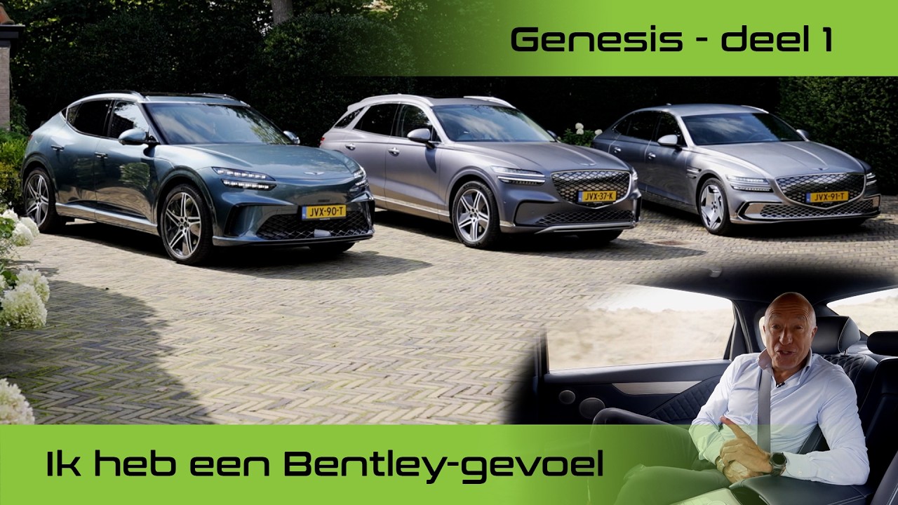 Genesis G80, GV70 & GV60: de nieuwe uitdagers van de Duitse elite? | Tom Coronel en Andreas Pol