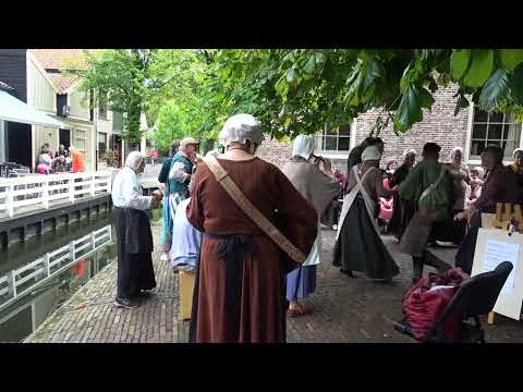 Optreden Onstuimig Schuim & Vrijstatig Volkje / Maritiem Festival in het Zuiderzeemuseum (2023)