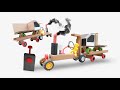 DIY Cardboard Model Loading Tractor Trolley Made At Home Science Project CraftingArtfulHands