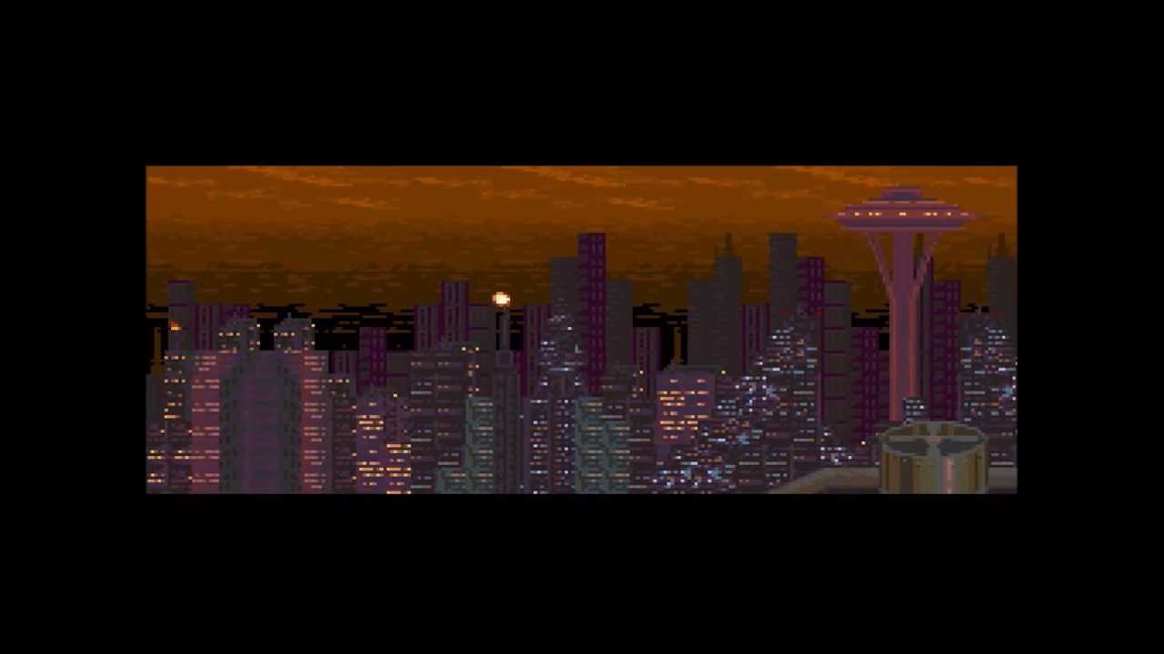 Shadowrun (SNES) - US Intro & Opening Sequence