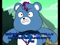 Midnight Blue Heart Vs Grumpy Bear