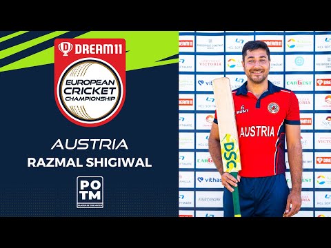 POTM: R.Shigiwal - Group A, Match 12 - POR vs AUT | Highlights | Dream11 ECC, 2022 | ECC22.012