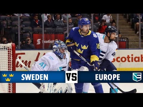 Sweden vs Europe Highlights - World Cup of Hockey 2016 - Overtime! (25/9/16)