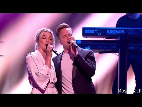 Louisa Johnson and Olly Murs