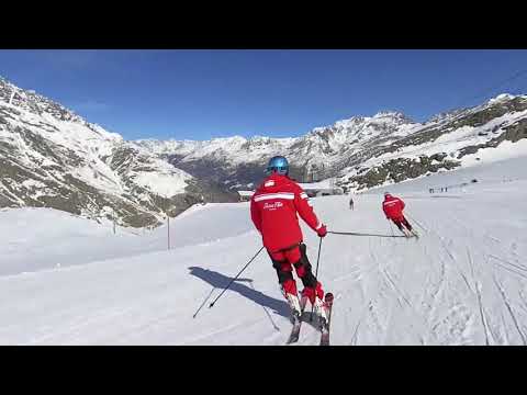 Incredible Ski-Mojo: 7.6 km of nonstop carving in Saas Fee – 8 min 30 of pure fun!