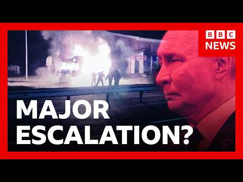 Russia struck near the Polish border. Is it a warning shot? | BBC News