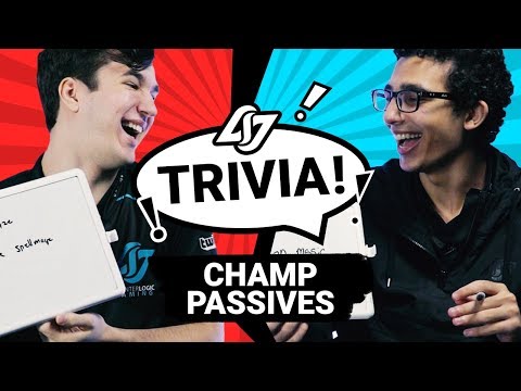 GUESS THAT LOL CHAMP PASSIVE #3 | CLG TRIVIA ft. Tuesday + Auto