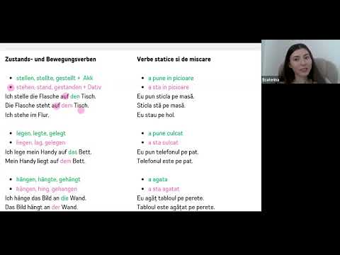 Verbele statice și de deplasare | Lecție completă A2.1 pentru începători – Curs DEMO