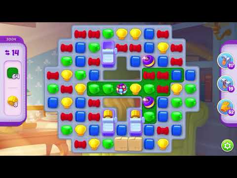 Homescapes Level 3004 With No Boosters - Hard Level