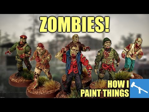 Fast, Incredibly Simple Zombie Hordes - How I Paint Things