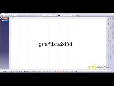 catia v5 creare un testo in rilievo