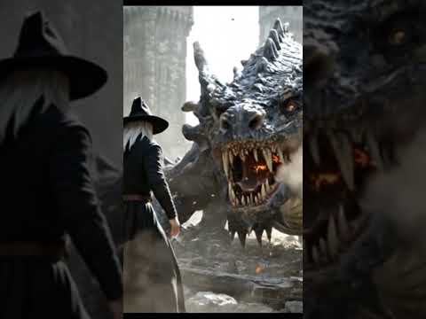 Mage of Deepstone Hall vs. The Ancient Dragon #shorts